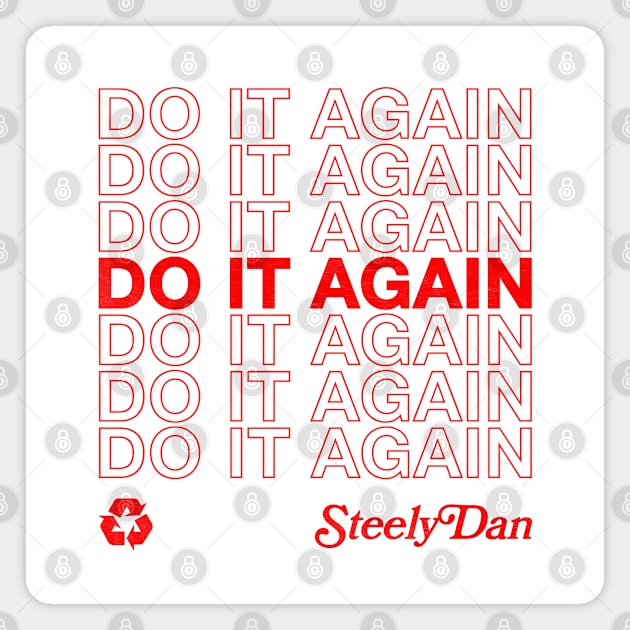 Steely Dan / Retro Typography Design Magnet by DankFutura